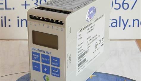 Emotron M20 Shaft Power Monitor – Antares Italy