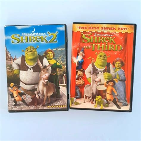 Dreamworks Other Shrek 2 The Third Dvds Poshmark