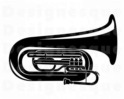 Marching Tuba Silhouette