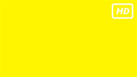 Yellow Screen For 1 Hour Color Screens Youtube