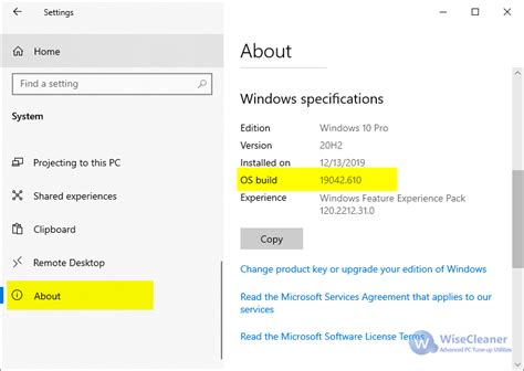 How To Check Windows Os Edition Version And Build Number
