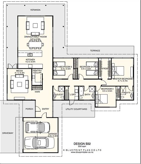 Floor plan friday h shaped smart home with two separate and distinct wings design plans house the darling australian australia split level modern c inspirational story courtyard unique ho sha u houses pool in middle pg3 single y one malera pin on ed6299ef07919e3241a13b9ee6fce633 l jpg 736 874 20. 78 best L Shape house Plans images on Pinterest | Floor ...