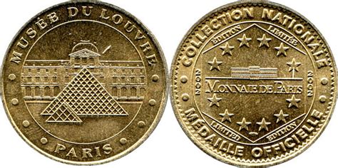 Monnaie De Paris Musée Du Louvre Exonumia Numista