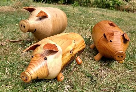 Wooden Piggy Bank Woodturning Wood Turning Wood Turning Projects