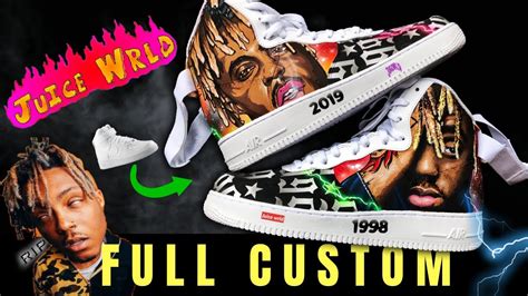 Custom Juice Wrld Tribute Af1 By Sierato 2020 Youtube
