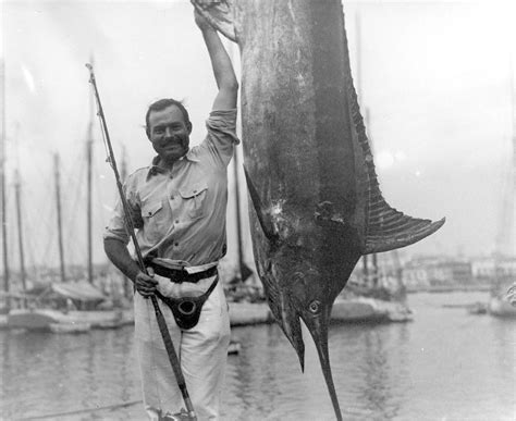 Ernest Hemingway Fishing Free Images At Vector Clip Art