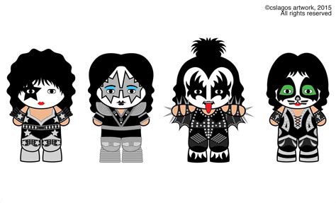 Kiss Band Vector At Collection Of Kiss Band Vector