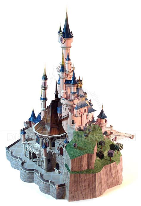 Disney Castle Paper Model