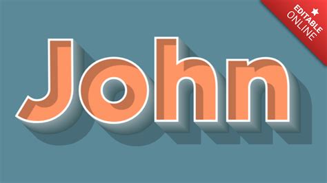 John Text Effect Generator Textstudio
