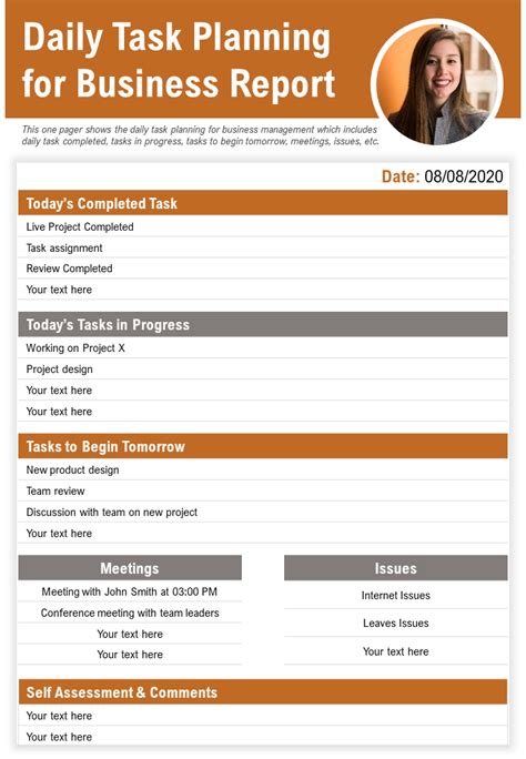 Top 10 Daily Report Template With Samples And Examples