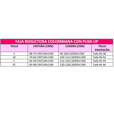 Faja Reductora Colombiana Con Push Up Lady Woman Correos Market