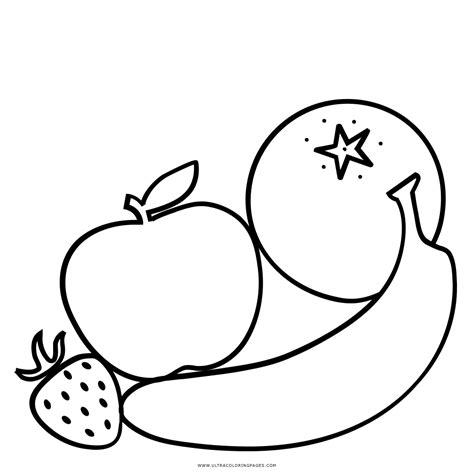 Dibujo De Frutas Para Colorear - Ultra Coloring Pages