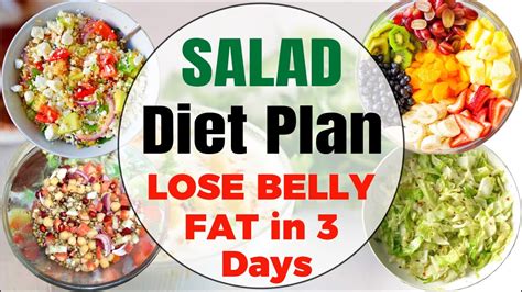 Weight Loss Salad Diet Plan Lose Belly Fat In 3 Days With A Healthy Salad Recipes For Weight