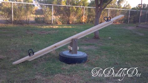 How To Build A Teeter Tottersee Saw Out Of Recycled Old