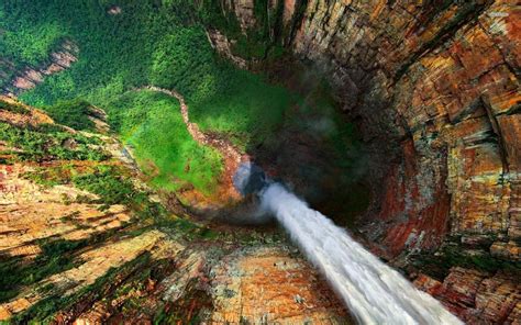 Angel Falls Fantastic View From Above Водопады Водопад анхель