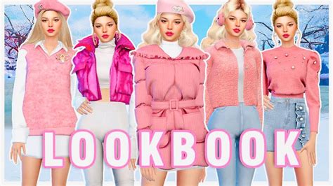 Winter Lookbook Sims 4 Custom Content Aurora Sleeping Beauty Barbie