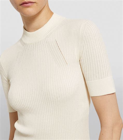 Stella Mccartney Sensual Stretch Short Sleeved Sweater Harrods Au