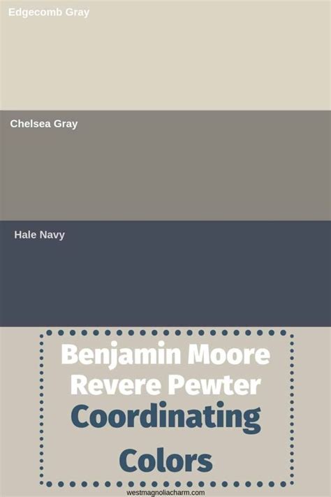 Revere Pewter Benjamin Moore Pantone