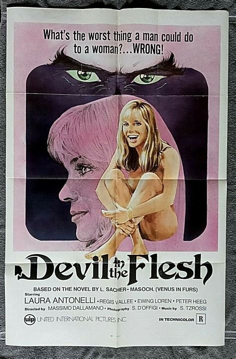 Devil In The Flesh Movie Poster Sexploitation Laura Antonelli Renate Kasche Ebay