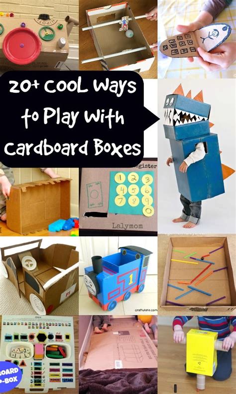 Cardboard Crafts For Kids 20 Ways To Have Fun With A Cardboard Box