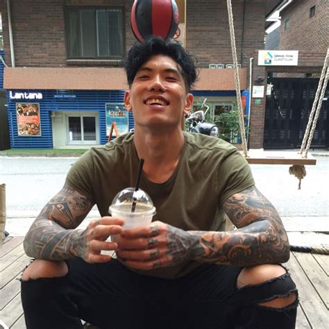 Realmonsterwoo Instagram Korean Tattoos Monster Woo Handsome