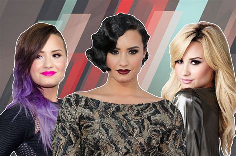 Demi Lovatos Changing Hair Billboard Billboard