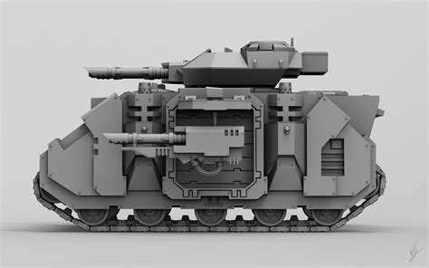 Dharto Art Warhammer 40k Predator Tank
