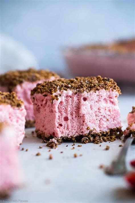 Healthy Frozen Strawberry Dessert Recipe Food Faith Fitness