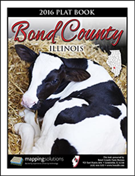 Bond County Illinois 2016 Plat Book Bond County Plat Map Plat Book
