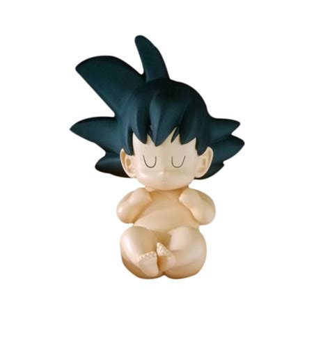 8CM Dragon Ball Z Dragonball Son Goku Action Figure Toy Cute Baby Naked