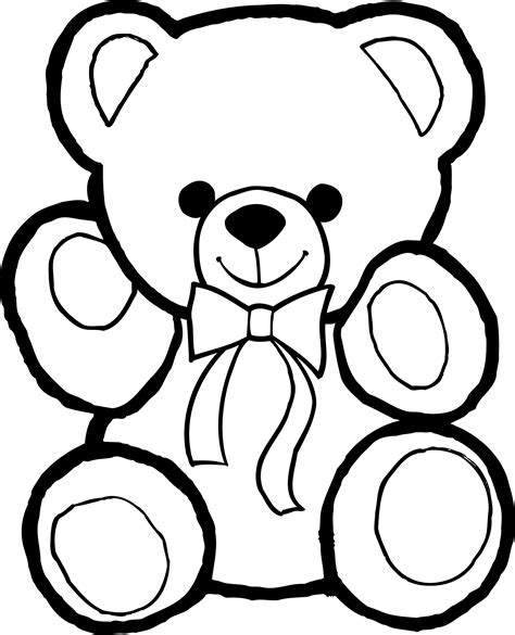 Teddy Bear Coloring Pages Printable