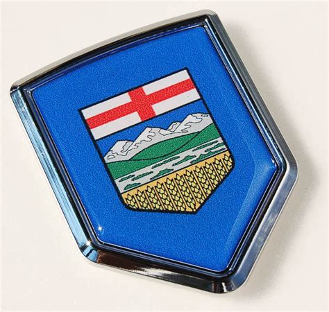 Free stickers from companies canada. Canada Alberta Flag Crest Car Chrome Emblem Decal Sticker ...