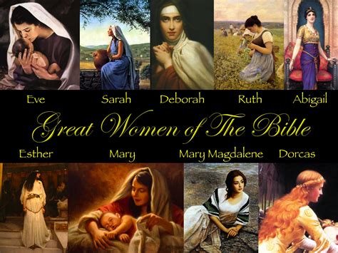 Great Women Of The Bible