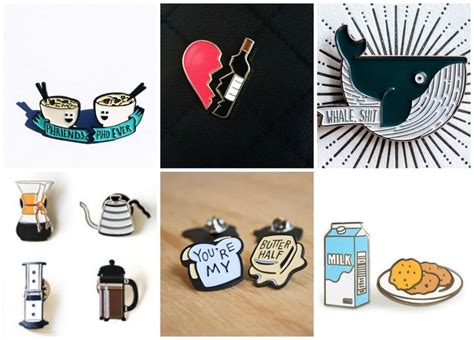 Whimsical Enamel Pins From The 2016 Holiday T Guide For Your Best