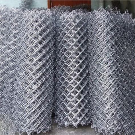 Iron Galvanized Gi Chain Link Fence 6 12 Feet 2 4 Inches At Rs 73kg