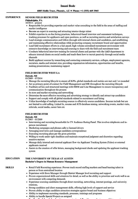 Create a good resume is a crucial step in your job search. 11-12 human resource recruiter resume sample ...