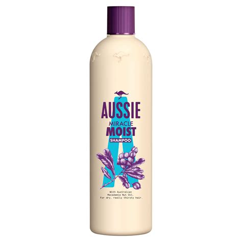 Aussie Miracle Moist Shampoo 500ml, Moisturising Shampoo | Haircare ...