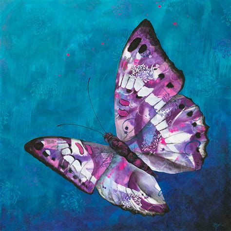 Butterfly Fine Art Print Purple Butterfly Art Etsy