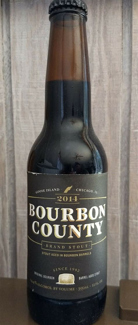 Goose Island Bourbon County Brand Stout 2014 Antique Price Guide