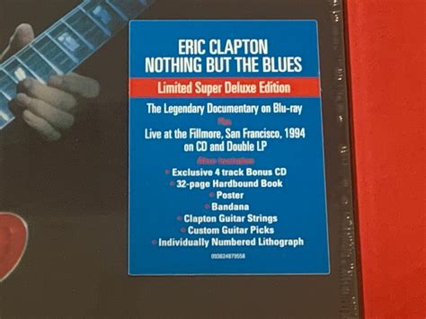 Eric Clapton Nothing But The Blues 2 Lp 2 Cd Blu Ray Poster