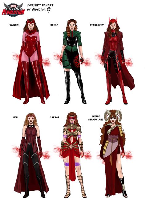 I Created Some Concept Looks For Scarlet Witch And Heres The Result