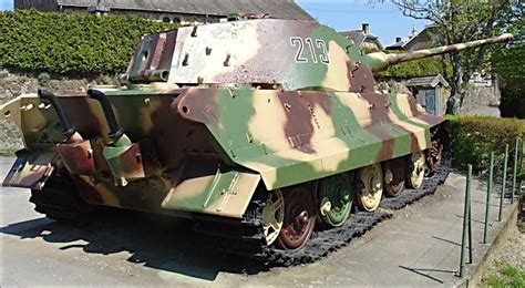 Surviving German King Tiger Tank In Houffalize Belgium Ardennes Tiger