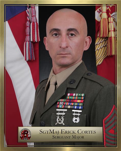 Sergeant Major Erick Cortes 3d Marine Logistics Group Leaders Bio