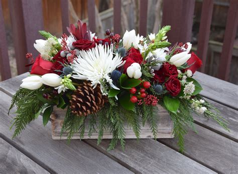 Christmas Flower Arrangements In Houston