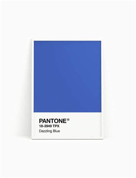 Pantone Print Pantone Poster Pantone Wall Art Pantone Blue Printable