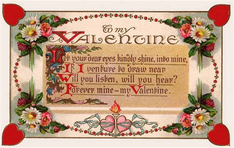 Vintage Valentine Poem Pictures Photos And Images For Facebook