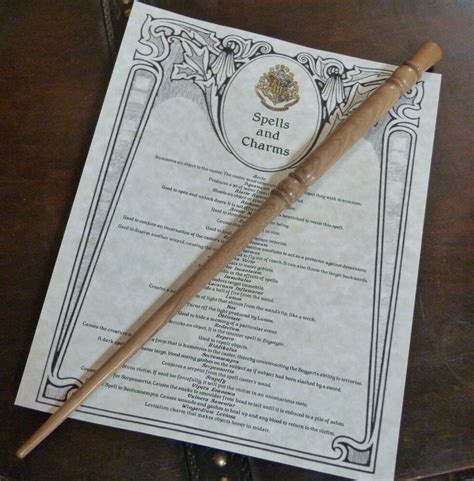 37 harry potter and the deathly hallows. Handmade Teak Wood Magic Wand and List of Spells. Harry ...
