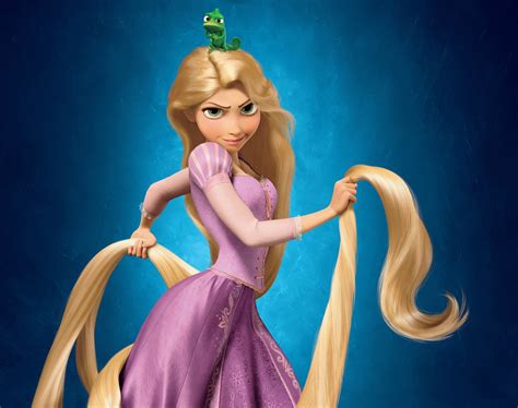 Tangled Movie Rapunzel Illustration Adult Tangled Pink Color