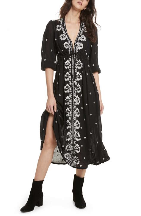 Free People Embroidered Maxi Dress Nordstrom