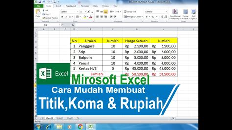 Famous Cara Membuat Nominal Uang Di Excel Ideas Blog Ihsanpedia